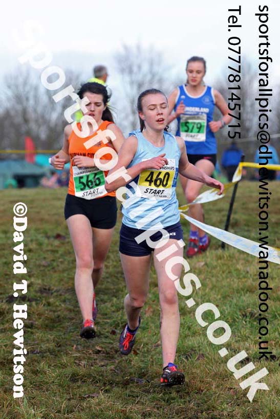 Womens under-17s and 20s North Eastern Cross Country, Aykley Heads, Durham. Photo: David T. Hewitson/Sports for All Pics